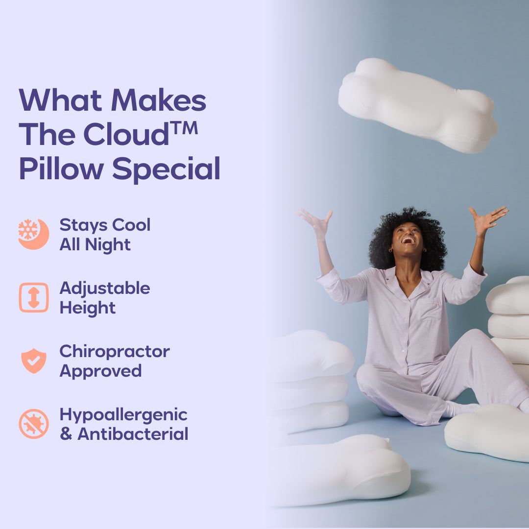 BodyAlign Plus+ Cooling Pillow + 2 CloudAlign Pillows