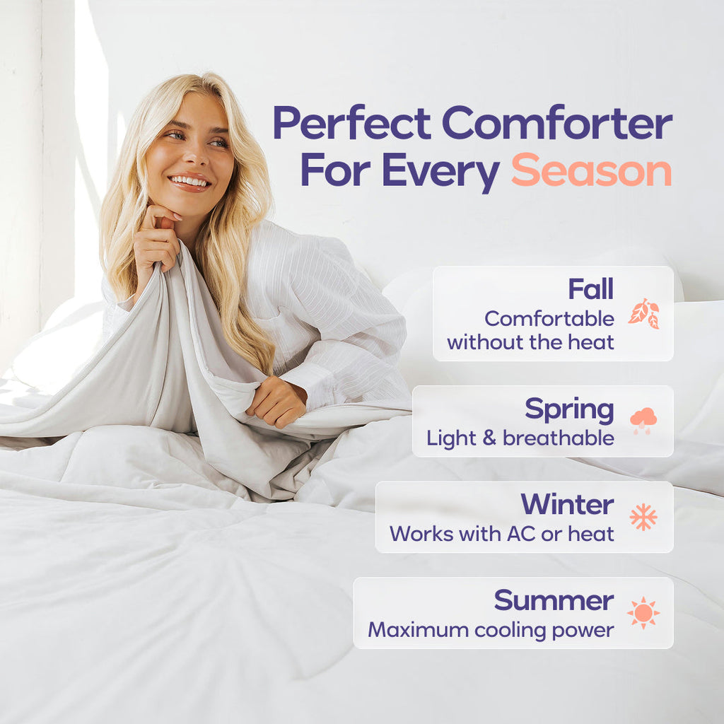 CloudCool™ Cooling Comforter + 2 CloudAlign Pillows