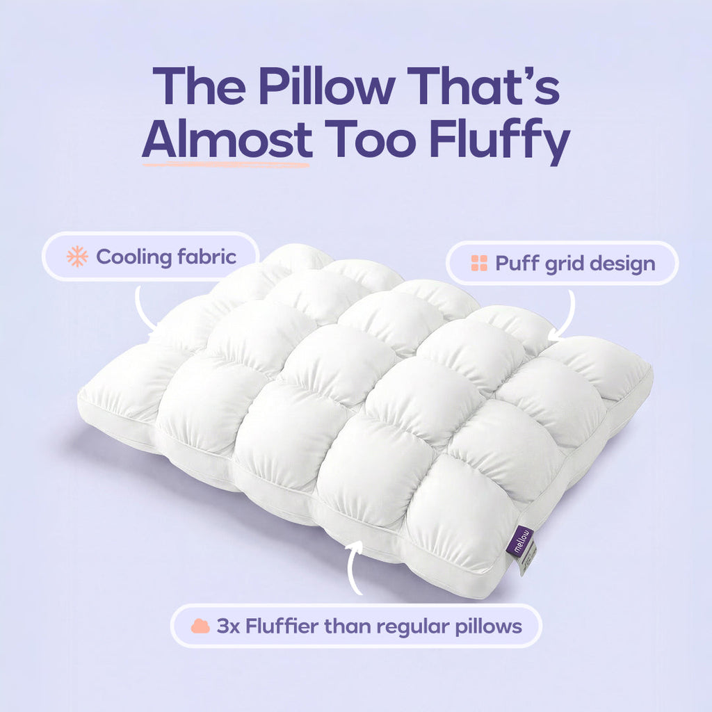 MarshMellow Comforter + 2 Puff Pillows