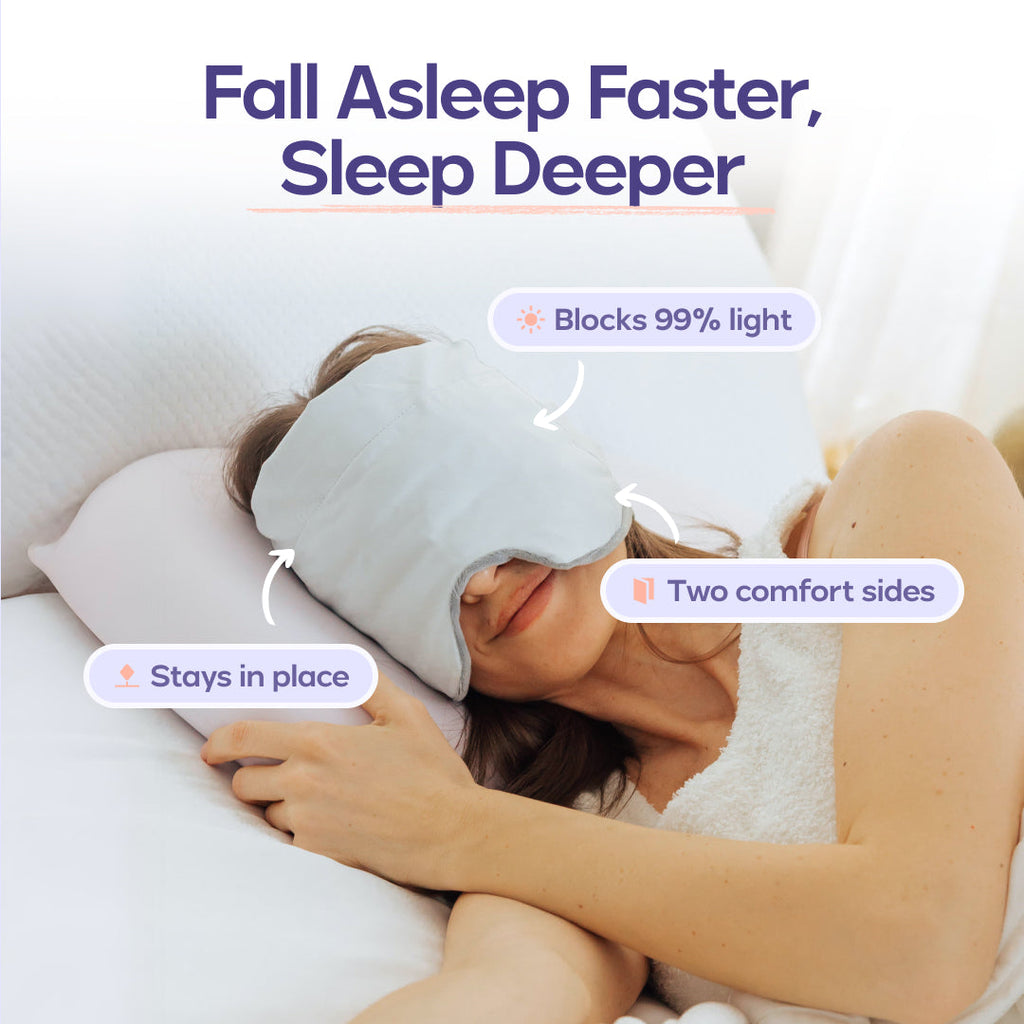 CloudCool™ Cooling Comforter + 2 CloudAlign Pillows + Weighted Eye Mask