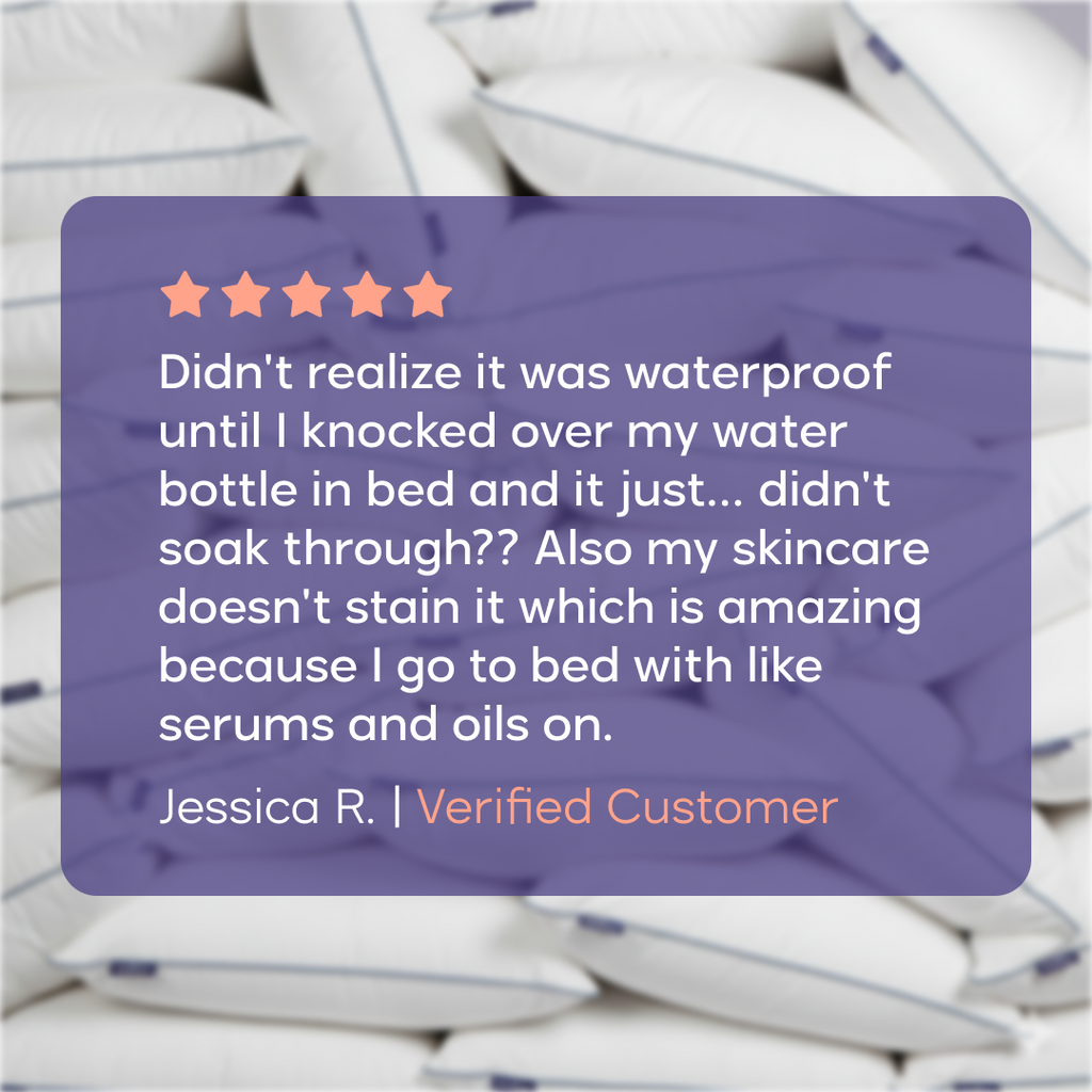 Waterproof & Stain-Resistant Hotel Pillow (2-Pack)