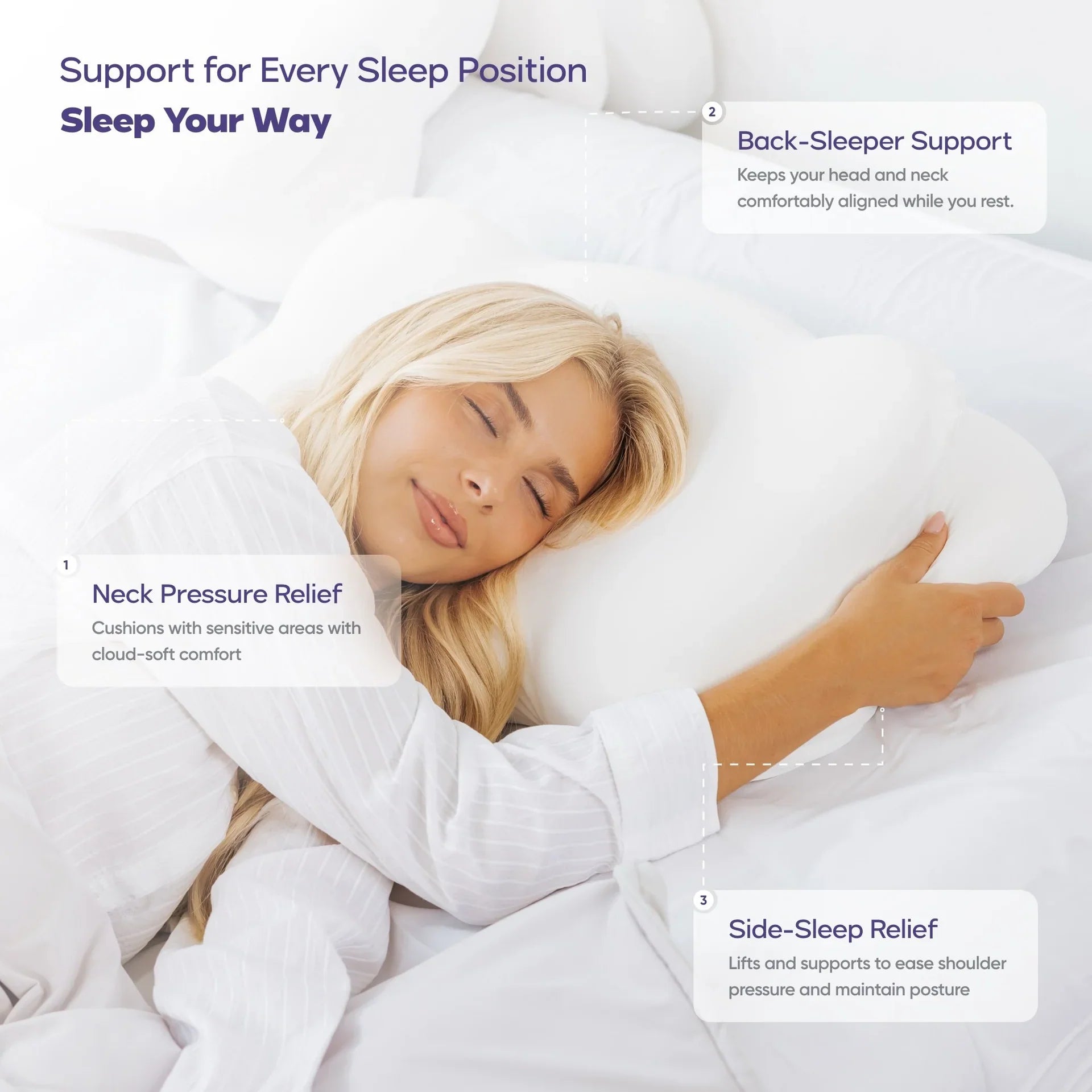 BodyAlign Cooling Pillow + CloudAlign Pillow