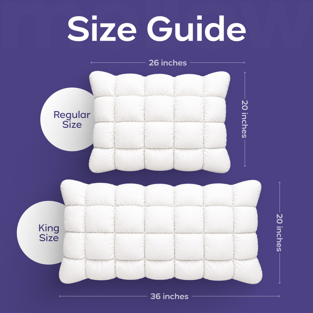 MarshMellow Comforter + 2 Puff Pillows