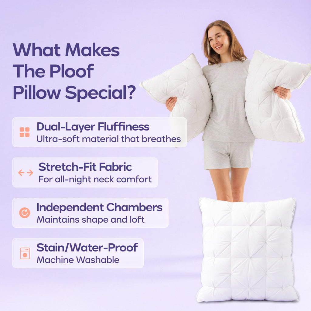 MarshMellow Comforter + 2 Ploof Pillows