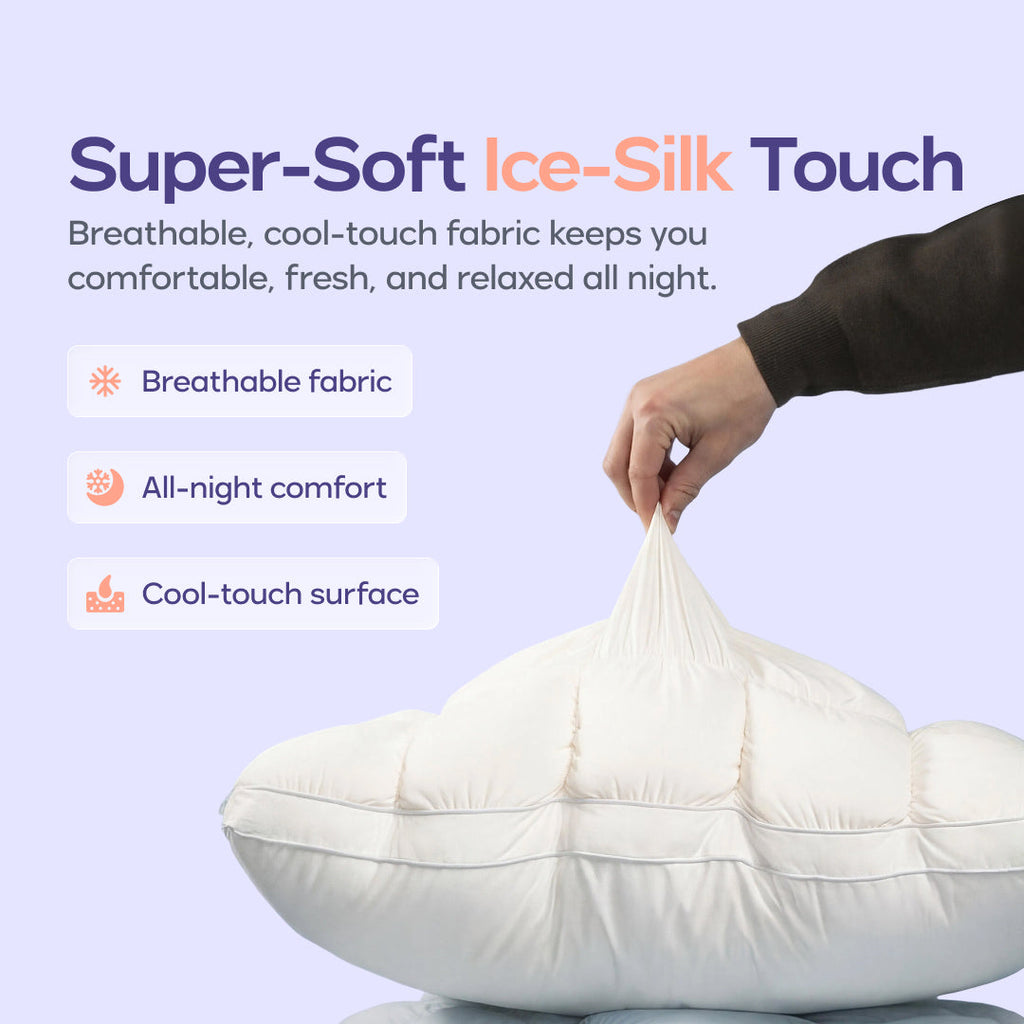 MarshMellow Comforter + 2 Puff Pillows